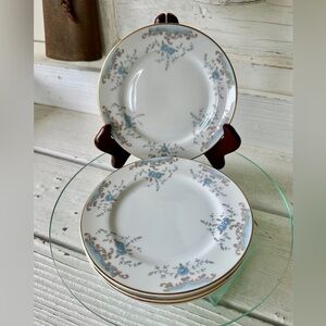 IMPERIAL SEVILLE CHINA 6 1/2” ROUND BREAD PLATES. SET OF 5.